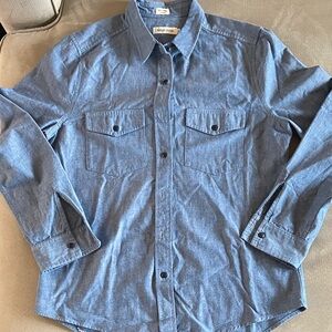 Taylor Stitch Blue Chambray Extra Small Button Down (Please see description)